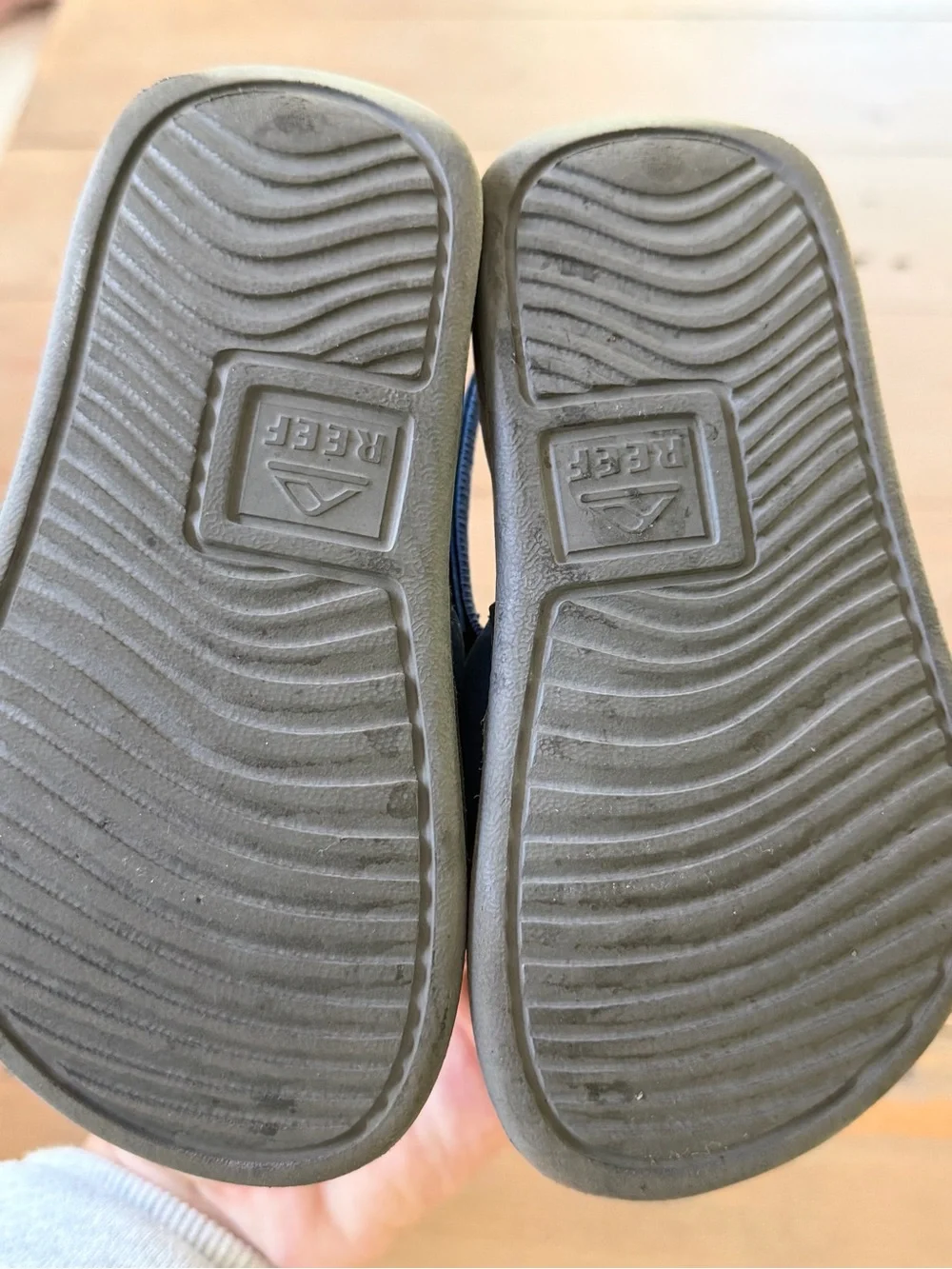 Reef Kids Blue Water-Friendly Little One Slides - Size 8